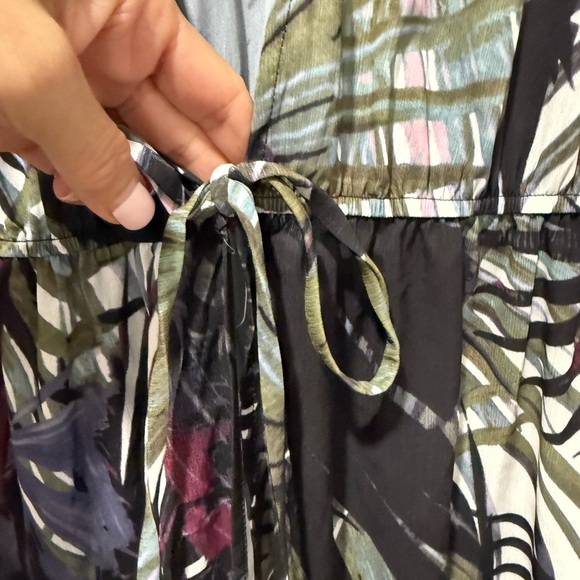 Topical Multicolor Maxi Swim Coverup - Picture 7 of 7